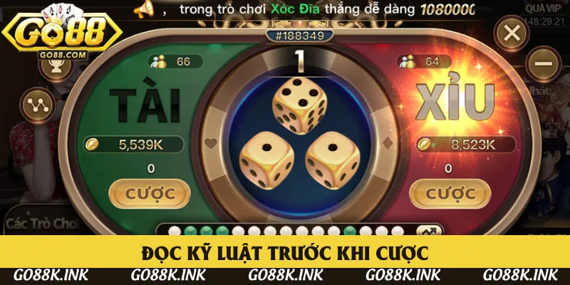 Chơi Sicbo phải đọc luật lệ để cược chuẩn